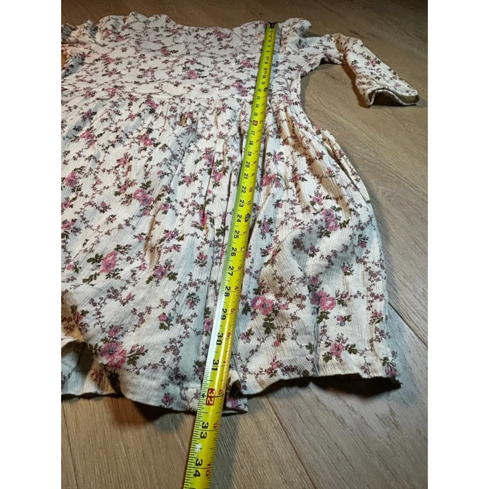 Y2K Ralph Lauren Floral Babydoll Mini Dress | Coastal Cowgirl Cottagecore - Picture 7 of 7